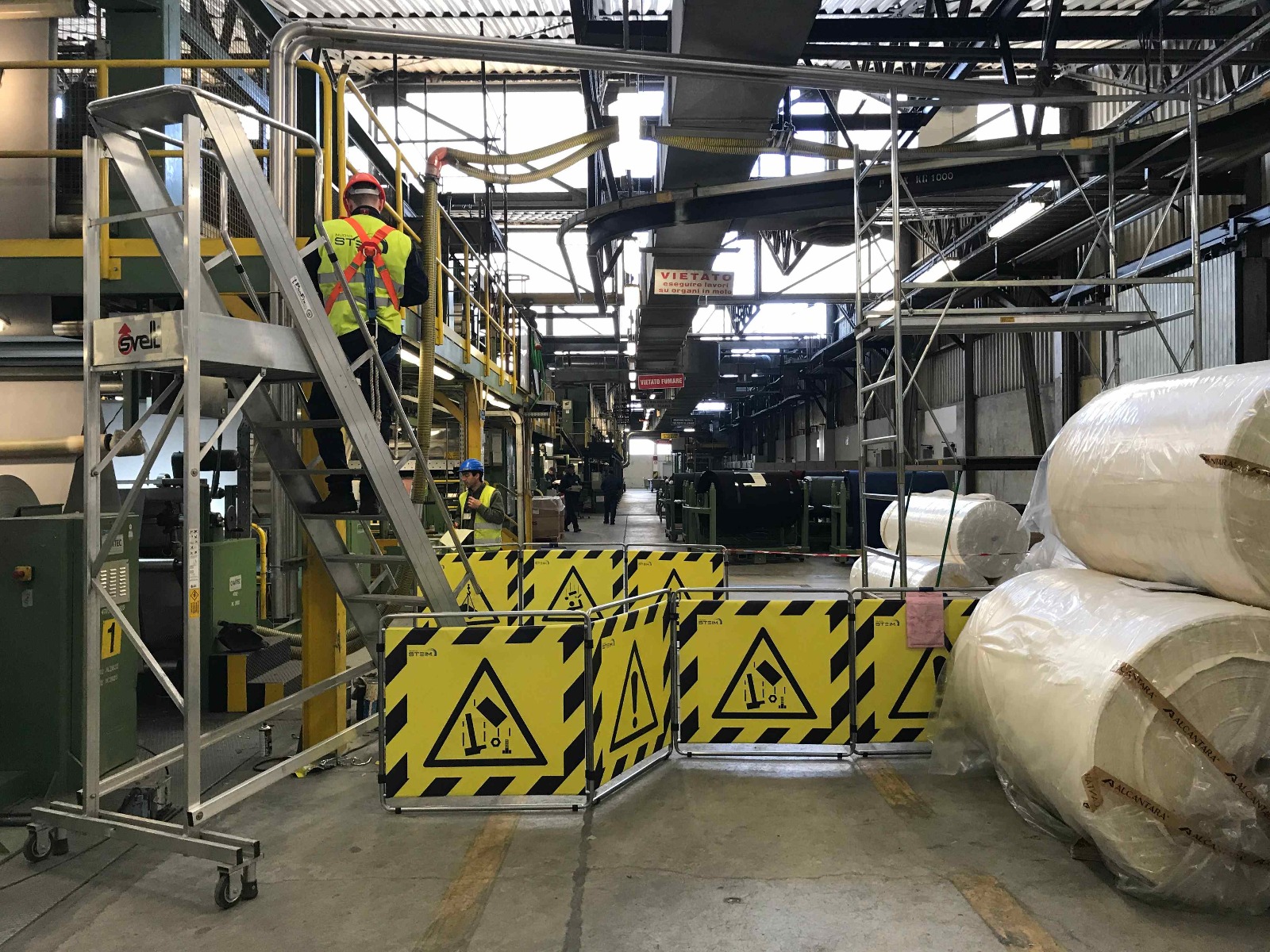 Barriere temporanee per delimitare aree pericolose